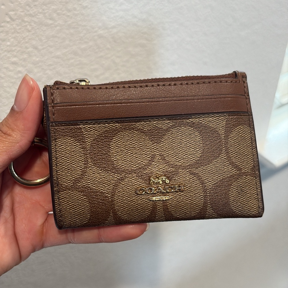 Coach Mini Brown Wallet